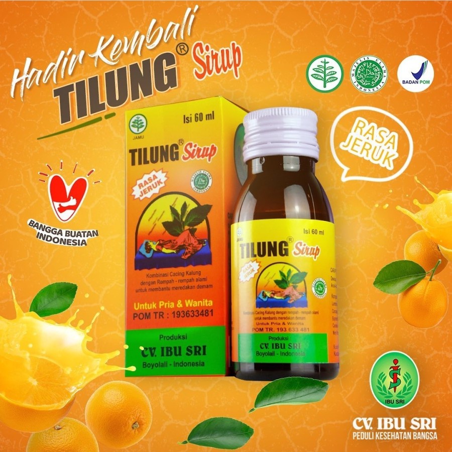 Jamu Obat Herbal Tipes Tifus Tipus Tilung ANVIVUS Sirup Cacing