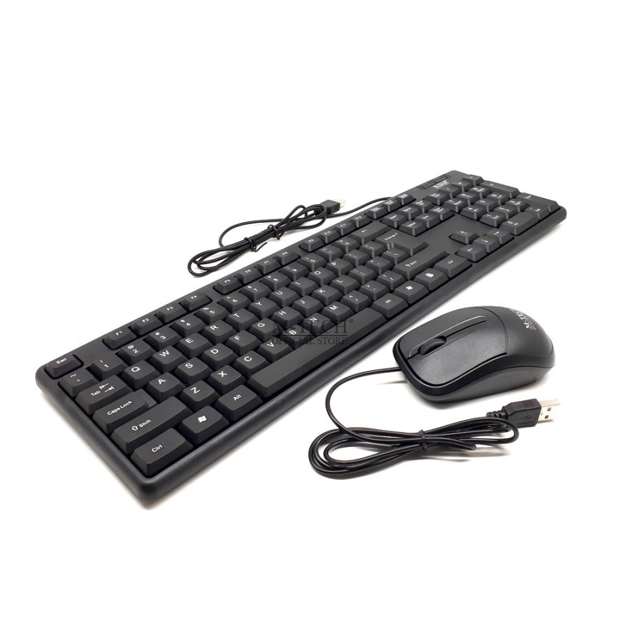 M-Tech Wired Keyboard Mouse Combo STK-05