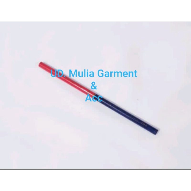 PENSIL BUAT PENJAHIT MERAH BIRU HARGA PER PCS