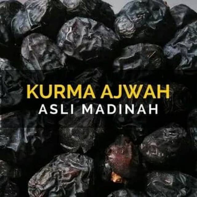 

Kurma Ajwa al- madinah original/ kurma nabi asli madinah 1kg