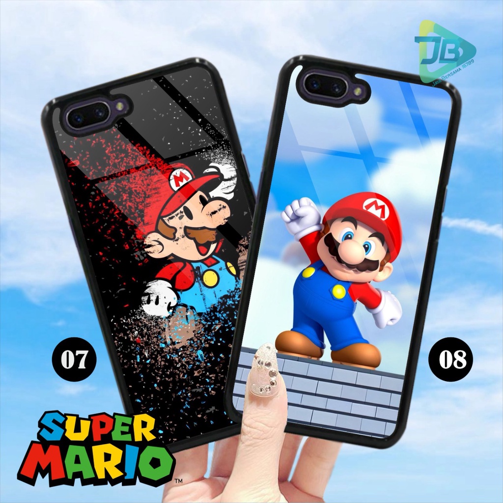 HARDCASE 2D GLOSSY SUPER MARIO OPPO VIVO XIAOMI SAMSUNG REALME IPHONE ALL TYPE JB4701