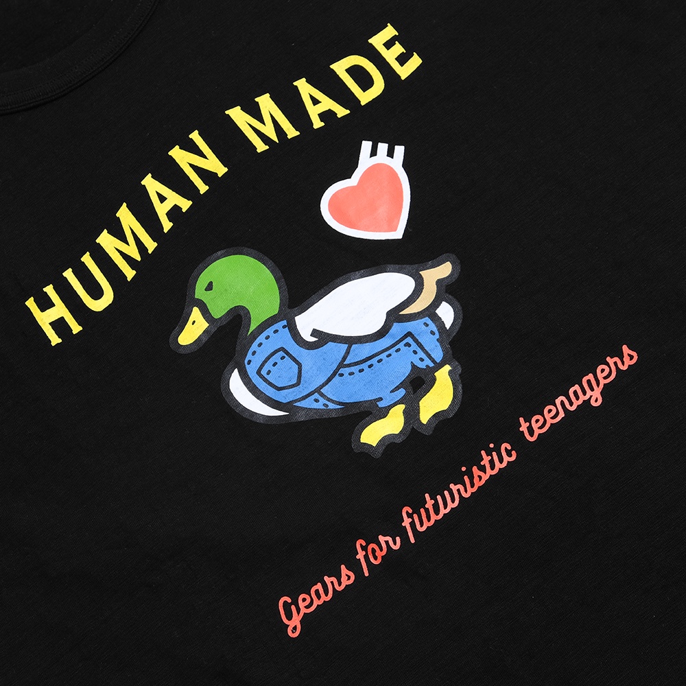Human Made Denim Cloth Duck T-Shirt Black