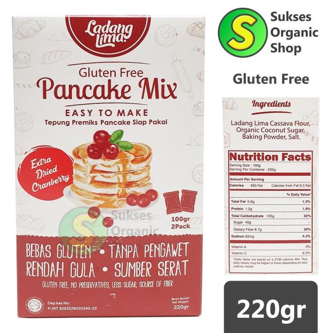 

Gluten Free Pancake Mix/Ladang Lima/220gr