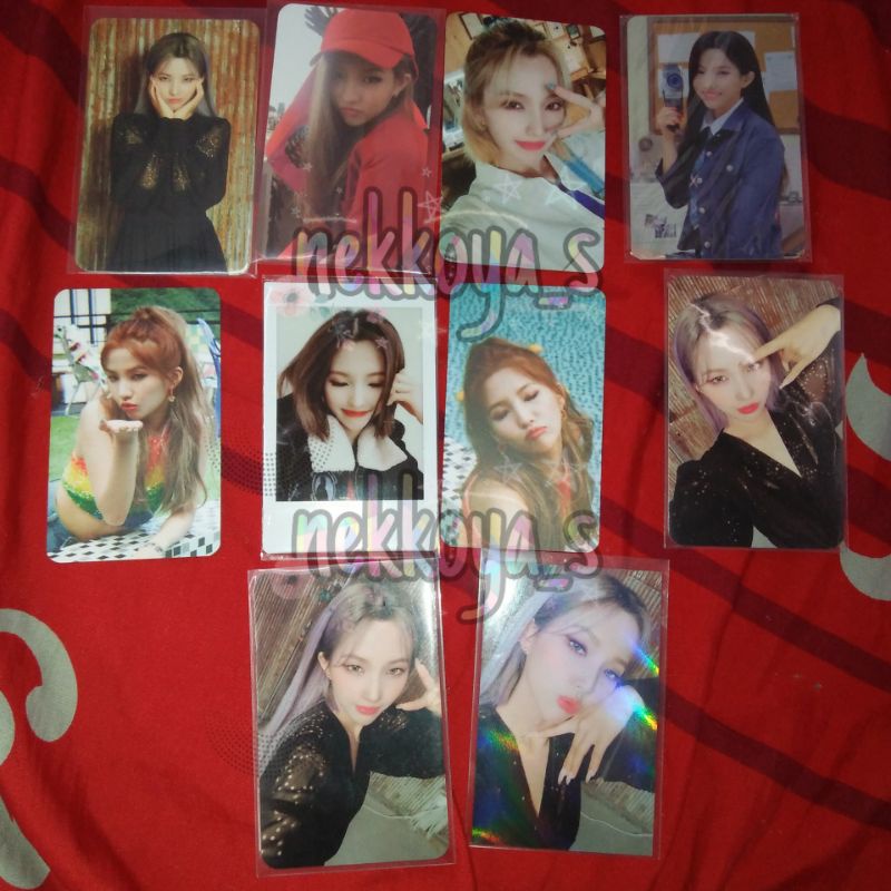 Photocard official SOYEON (G)-IDLE gidle i burn i am dumdi dumdi polaroid benefit season greeting