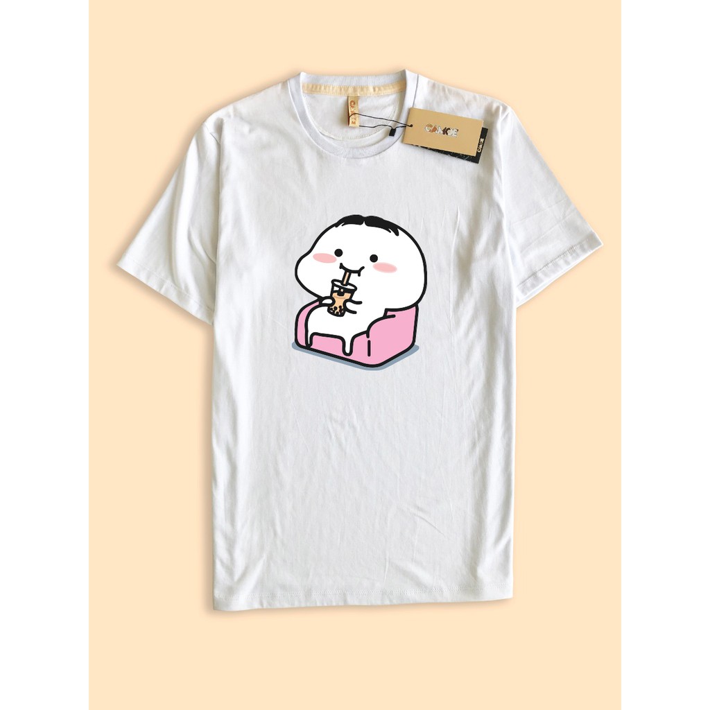 Baju kaos Tshirt premium SI pentol sipentol minum boba