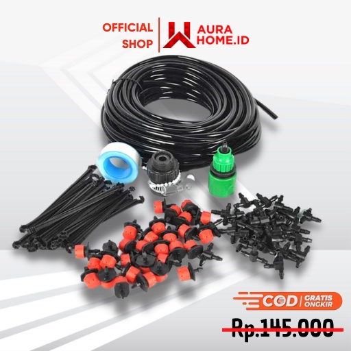 Jual Peralatan Set Irigasi Air Taman Garden Watering Kit Peralatan Perlengkapan Set Irigasi