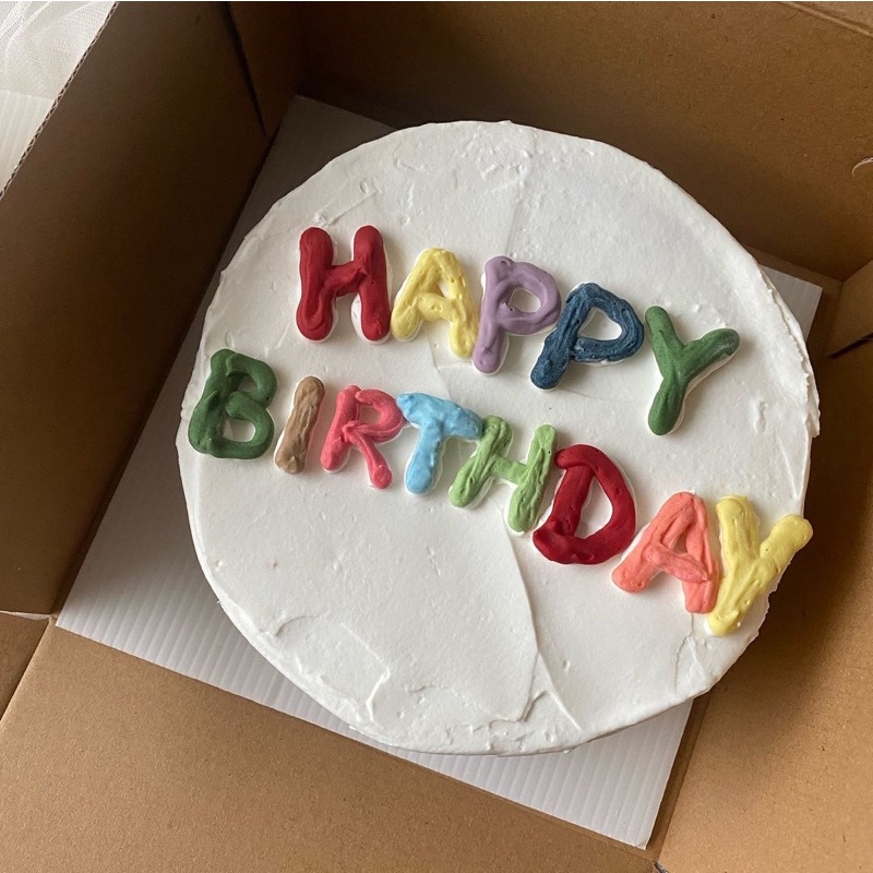 

korean cake tulisan only atau chiffon