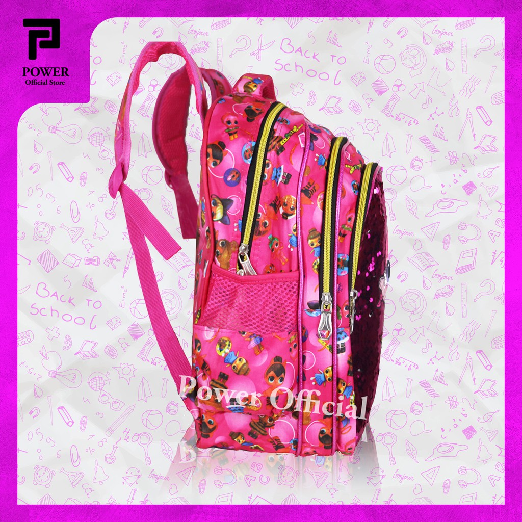 Tas Anak Perempuan Ransel Sekolah SD Import Tas Anak Karakter LOL - Kids Backpack School Import