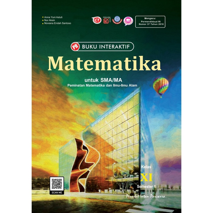 Buku LKS/PR Interaktif SMA kelas 11, XI semester 1 Intan Pariwara (Kur 2013 revisi) TH 2021/2022-Matematika Peminatan