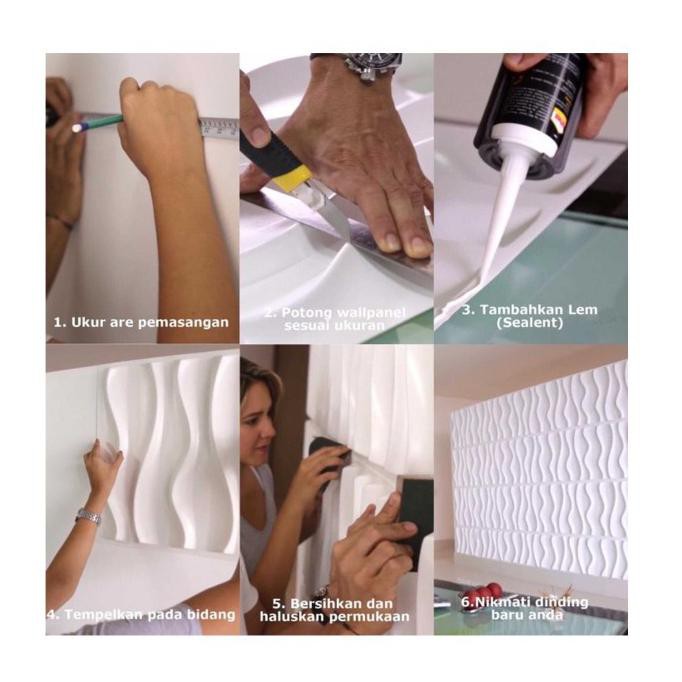 Mantap Wall Panel Wallpanel 3D Wall Decor 3D Wall Panel Wall Decor - D017 Berkualitas