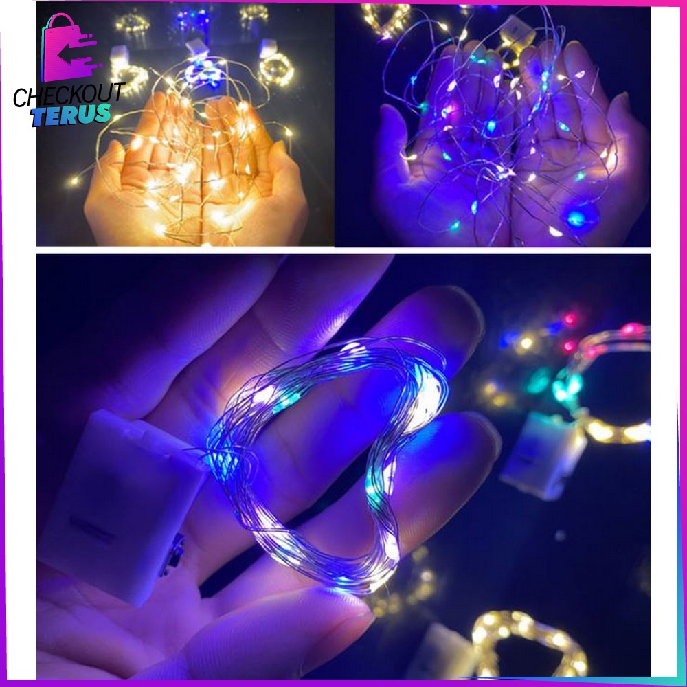 CT C438 Lampu Strip Fairy Light Tumblr Light Dekorasi Outdoor dan Indoor Lampu Led Kawat Lampu Kawat Led Tumblr