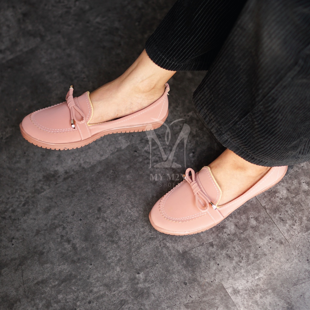 Mym2m Beveria Sepatu Wanita Slip on Kasual Terlaris