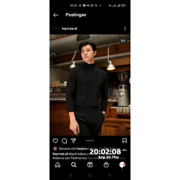 COOLBREEZE TURTLENECK black by MALE ID/ HEY MALE