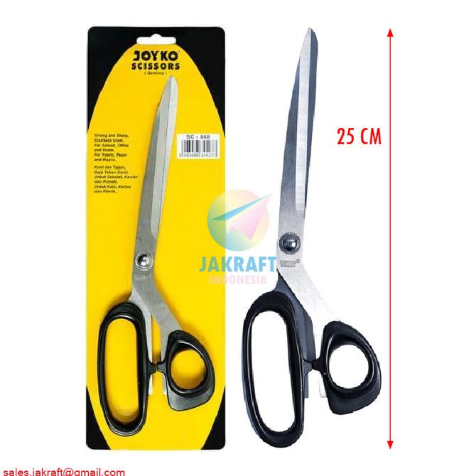 

Promo Awal tahun Gunting Kertas Kain Besar Panjang 25 Cm JOYKO SC-868 Tajam Anti Karat Promo Awal tahun