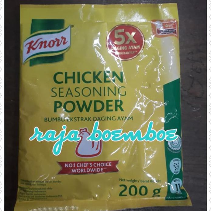 

Kualitas Terbaik - Knorr Knor Chicken Powder 200 Gram Kaldu Ayam