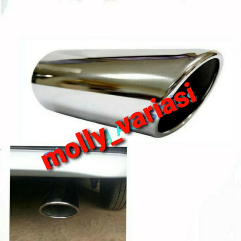 Mufler Ujung Knalpot Mobil Ertiga Model Miring