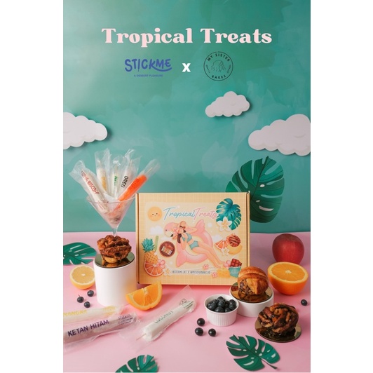 Stickme x Mysisterbakes - Tropical Treats ( Braids + Stickme )