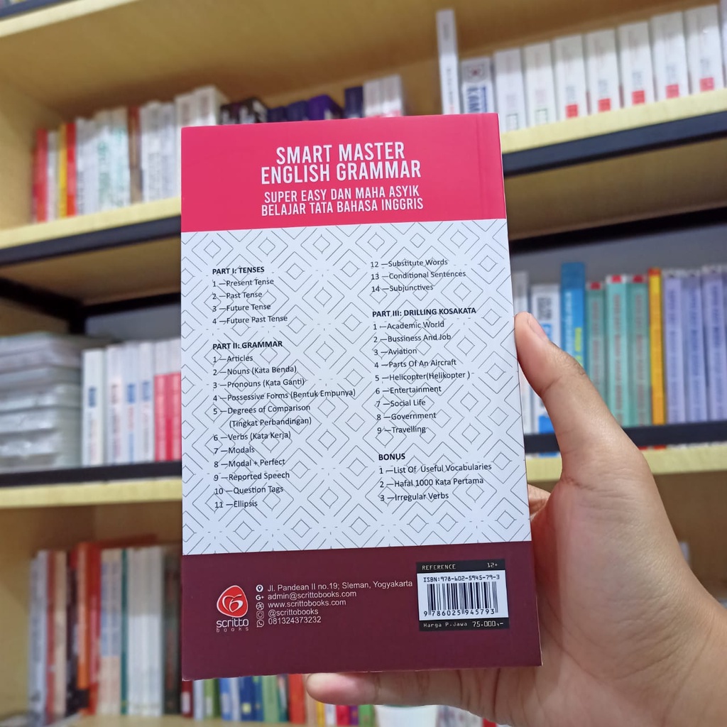 Scritto Books Buku Bahasa Inggris Smart Master English Grammar-2