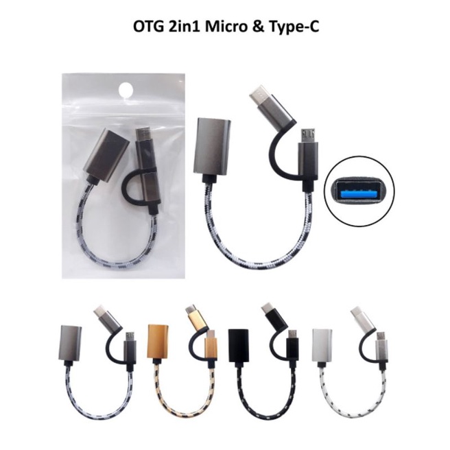 OTG 2 IN 1 MICRO TYPE C FAST TRANSFER OTG FLASH DISK ANDROID