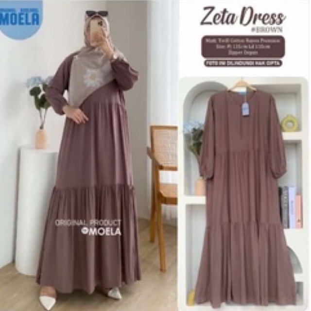 Zeta Dress Ori by Moela