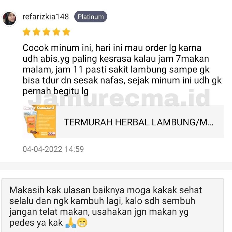 obat lambung liver dan gerd  temulawak instan 250gr