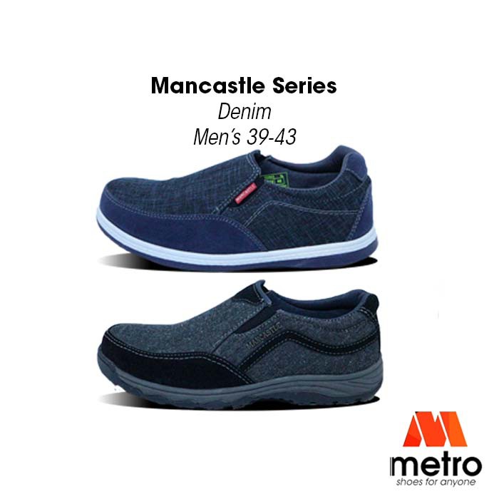 SEPATU - SEPATU PRIA - SEPATU SNEAKER PRIA MANCASTLE DENIM UKURAN 39-43
