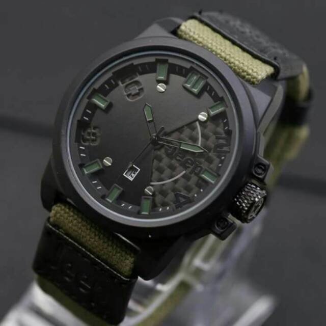 JAM TANGAN PRIA J3EP  JP01RB TALI KANVAS
