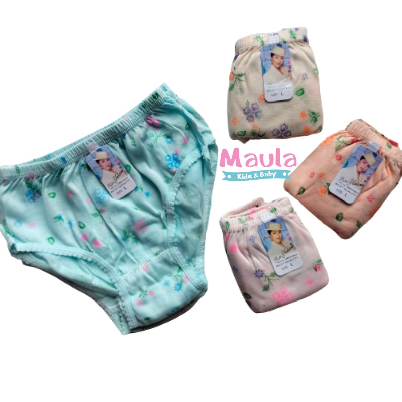 CD Celana Dalam Wanita Dewasa Katun Motif Bunga Murah