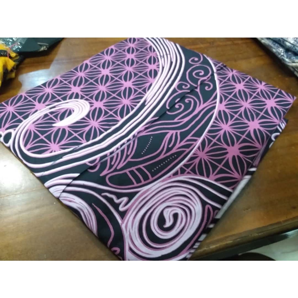 BATIK LILAC UWER UNGU BAJU kemeja batik pria lengan panjang terbaru ORIGINAL PENDEK modern PREMIUM 1