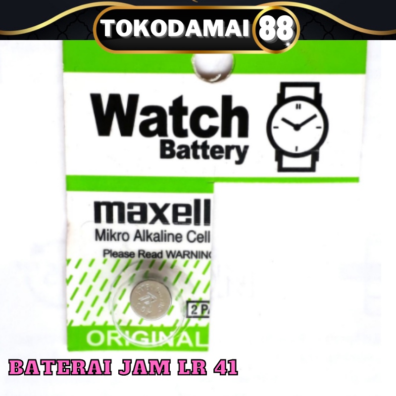 Baterai Maxell LR41 LR 41 SR41 AG 3 SR 41 AG3 G3