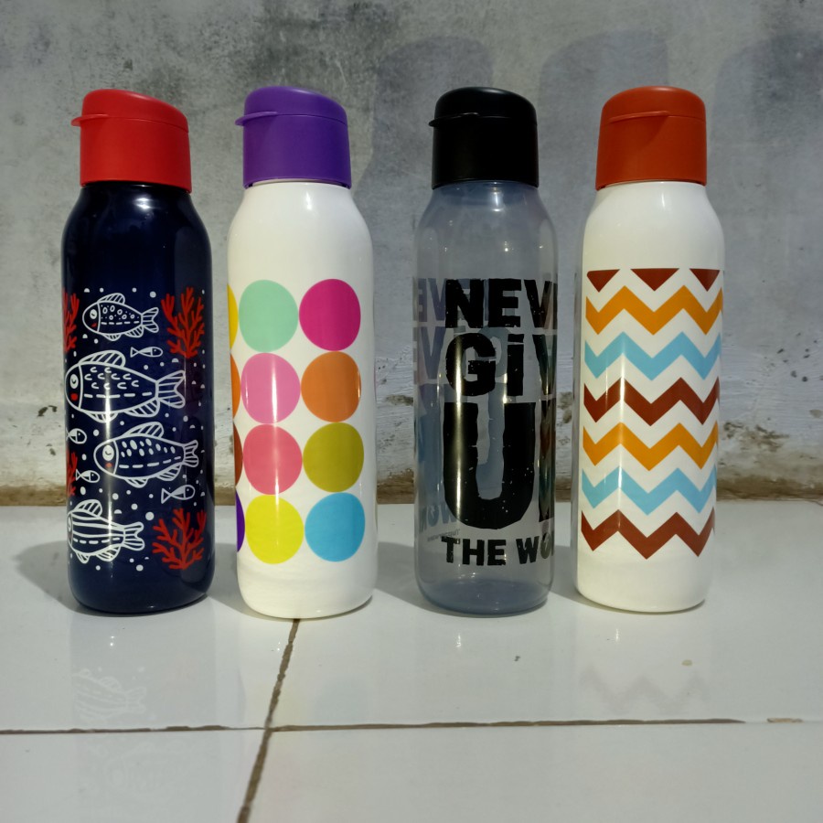 funcy bottle 750 ml botol minum tupperware asli original