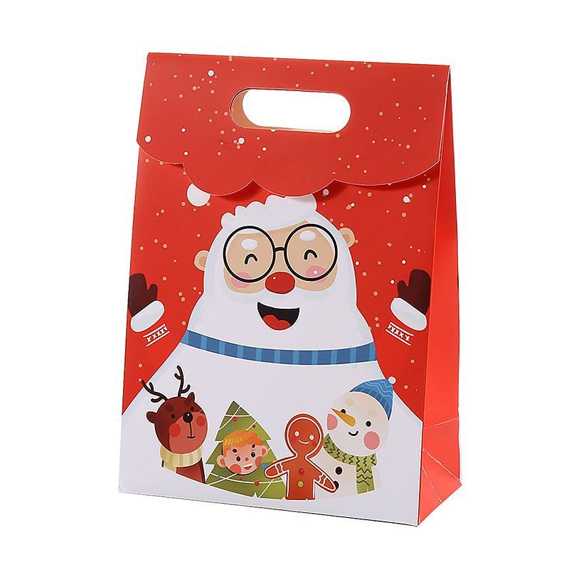 PAPER BAG NATAL HADIAH CHRISTMAS SANTA MEDIUM GIFT BAG KADO NATAL LUCU