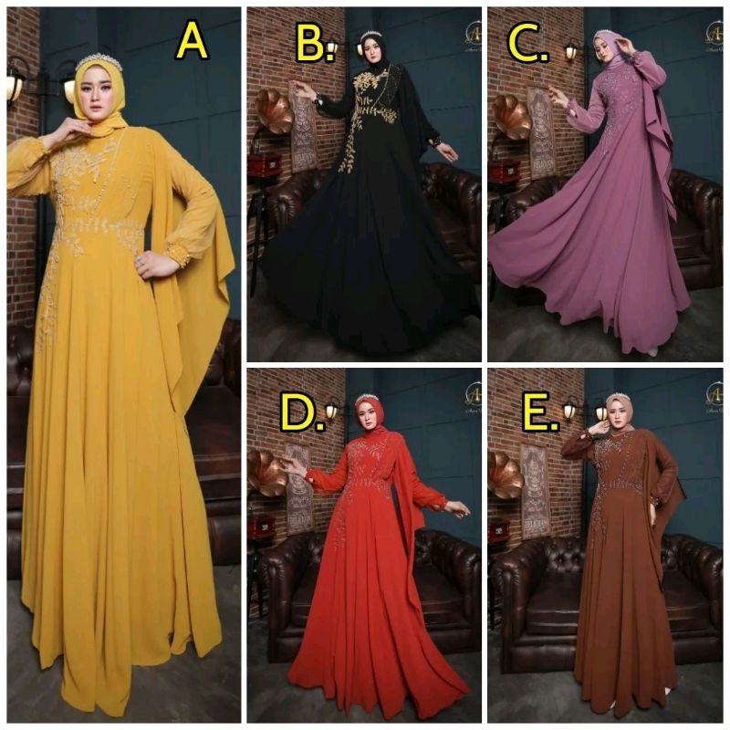 Rumayra gown 2 by aura hijab