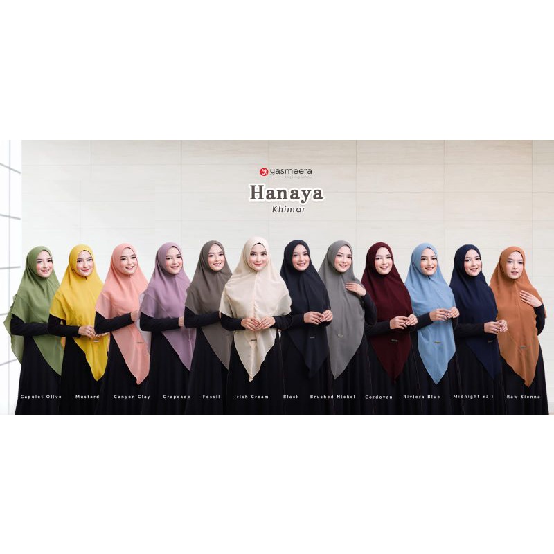 Khimar Hanaya By Yasmeera