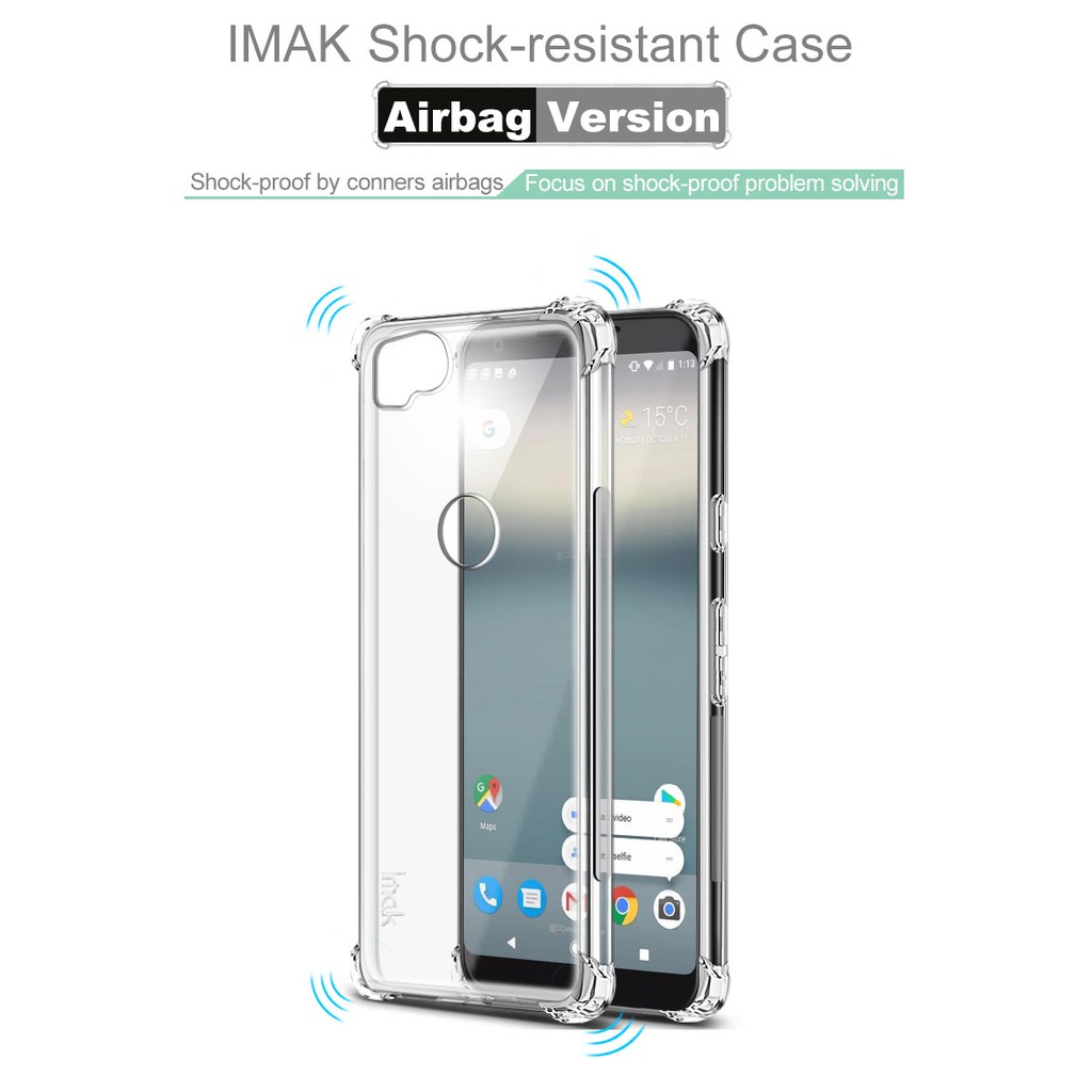 Imak Soft Case Shockproof - Google Pixel 2 / Google Pixel 2 XL