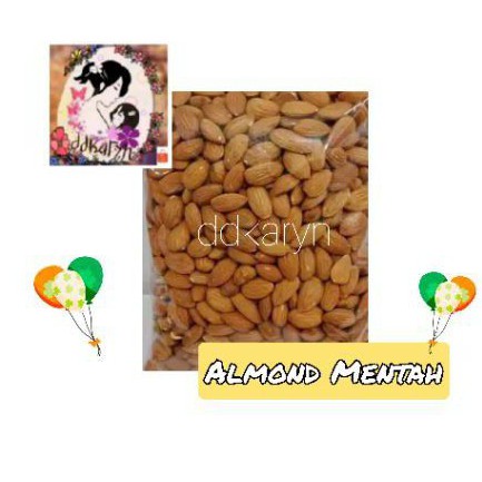 

1kg Kacang Almond mentah premium