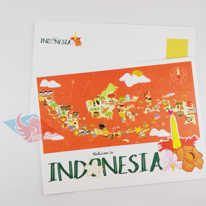 

Kartu Pos - Postcard Welcome to Indonesia