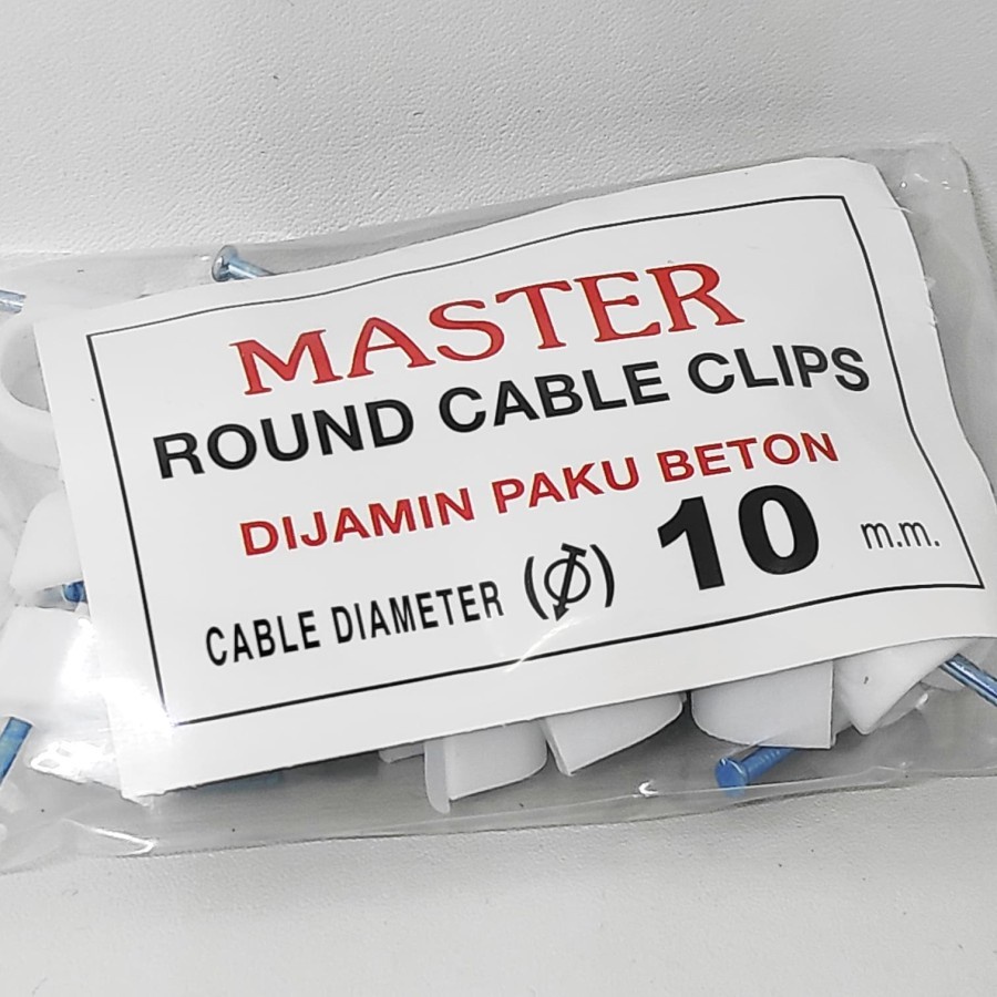 Klem Kabel 10mm Paku Beton MASTER