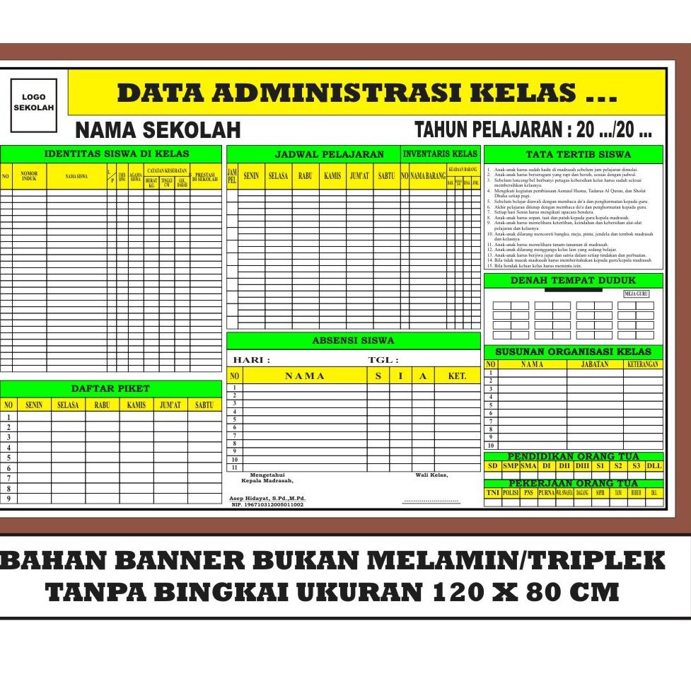 

[BiX ㊖] Papan Data Administrasi Kelas dan Bank Data Kelas Murah /Terhitz