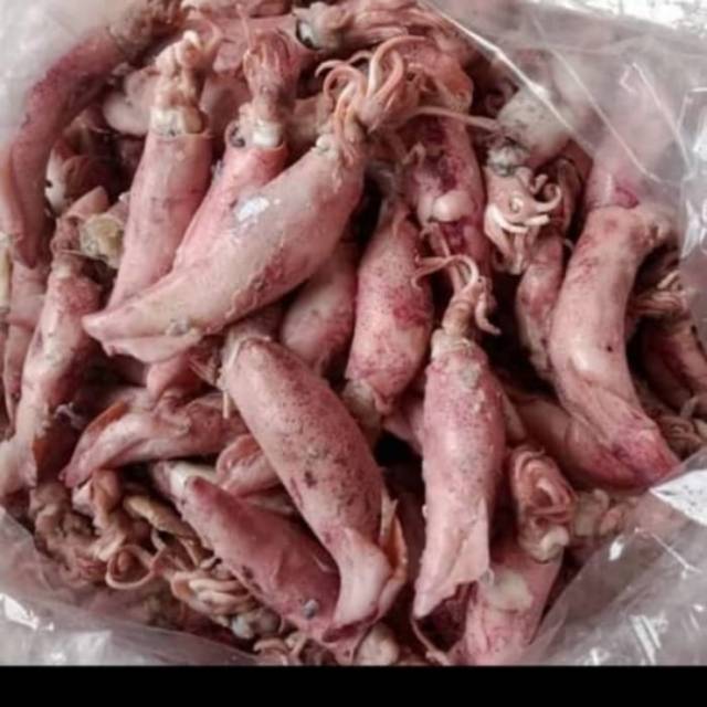 

Cumi asin ukuran sedang 250 gram, sayur medan