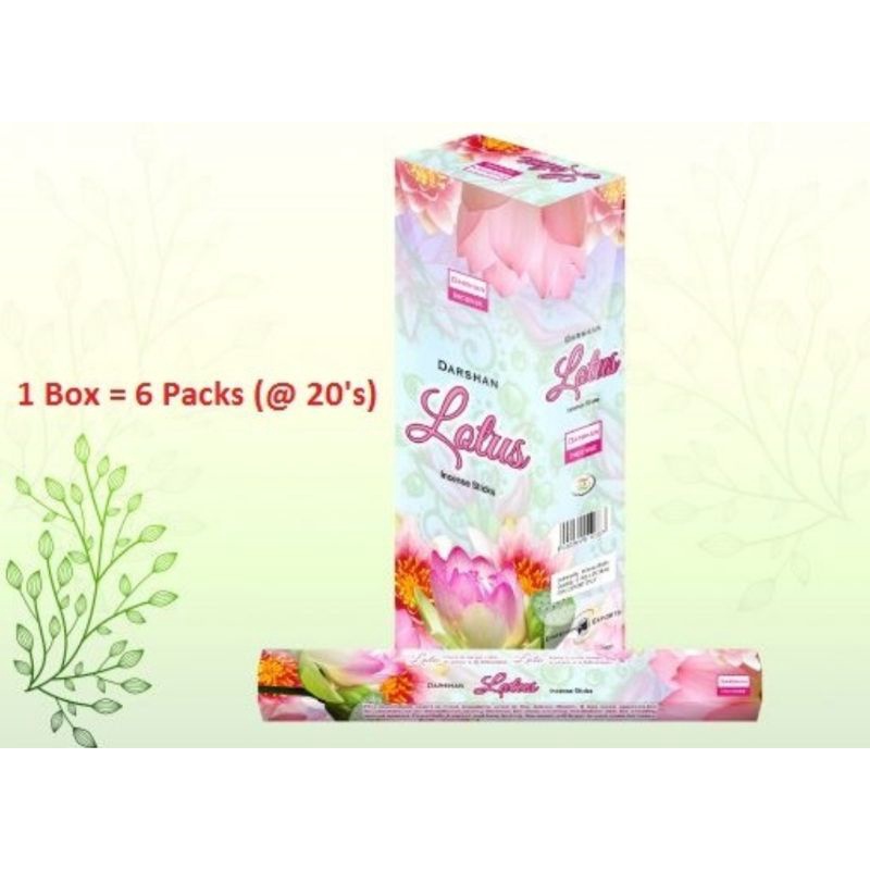 Dupa / Hio India Wangi Harum Darshan Lotus Hexagonal