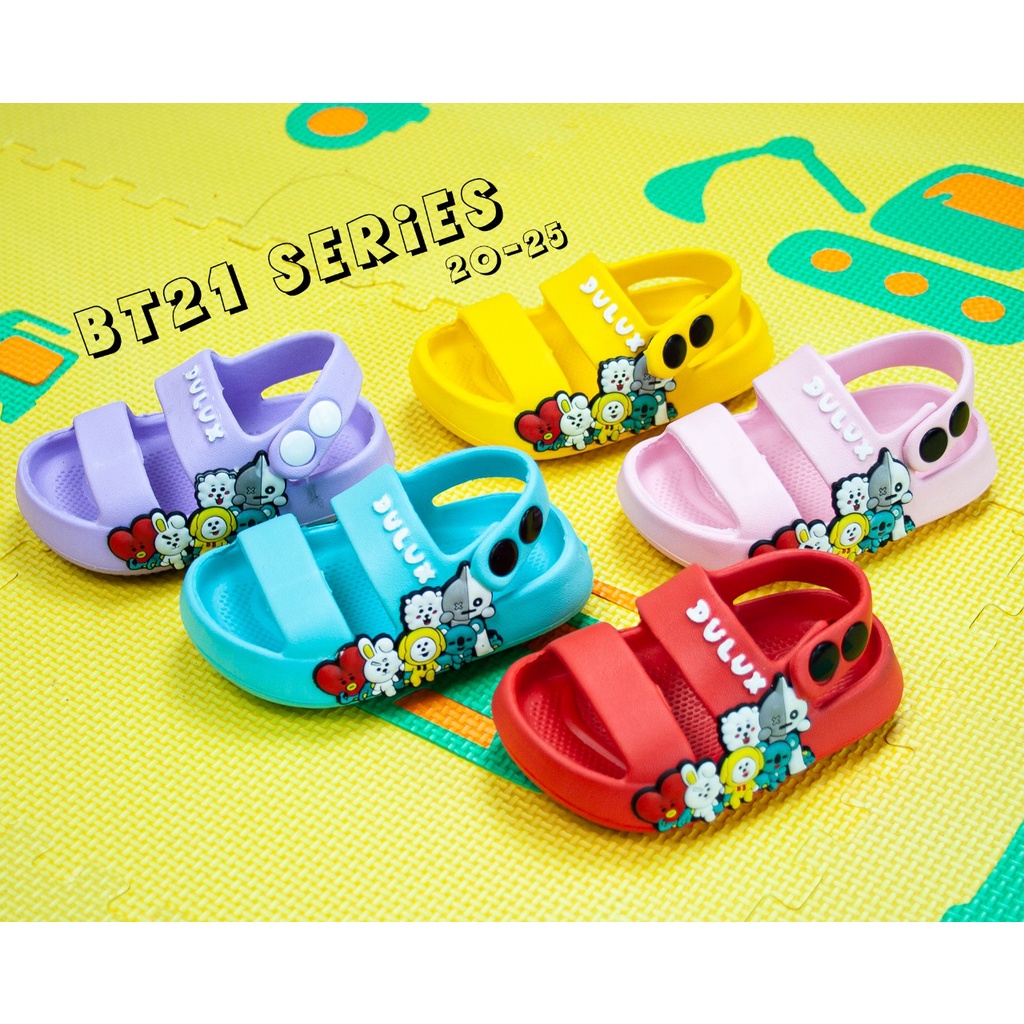 Sandal Let Gunung Anak Perempuan Motif Karakter BT21 (20-25) - 391E