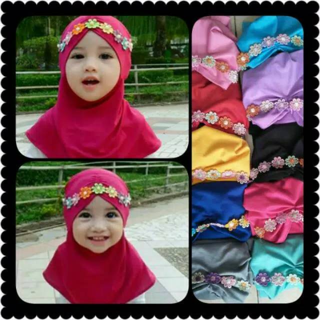 Jilbab Bayi Jasmine // Hijab bayi 1tahun