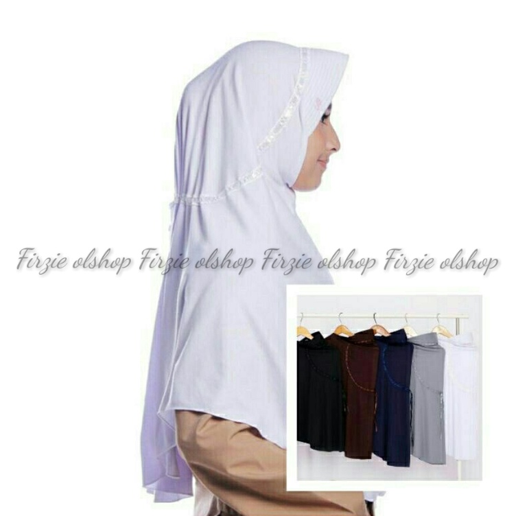 JILBAB ANAK SEKOLAH SD SMP SMA SERUT PITA ATAS HEMY MUSLIMAH POLOS TERLARITERMURAH rabbani KW