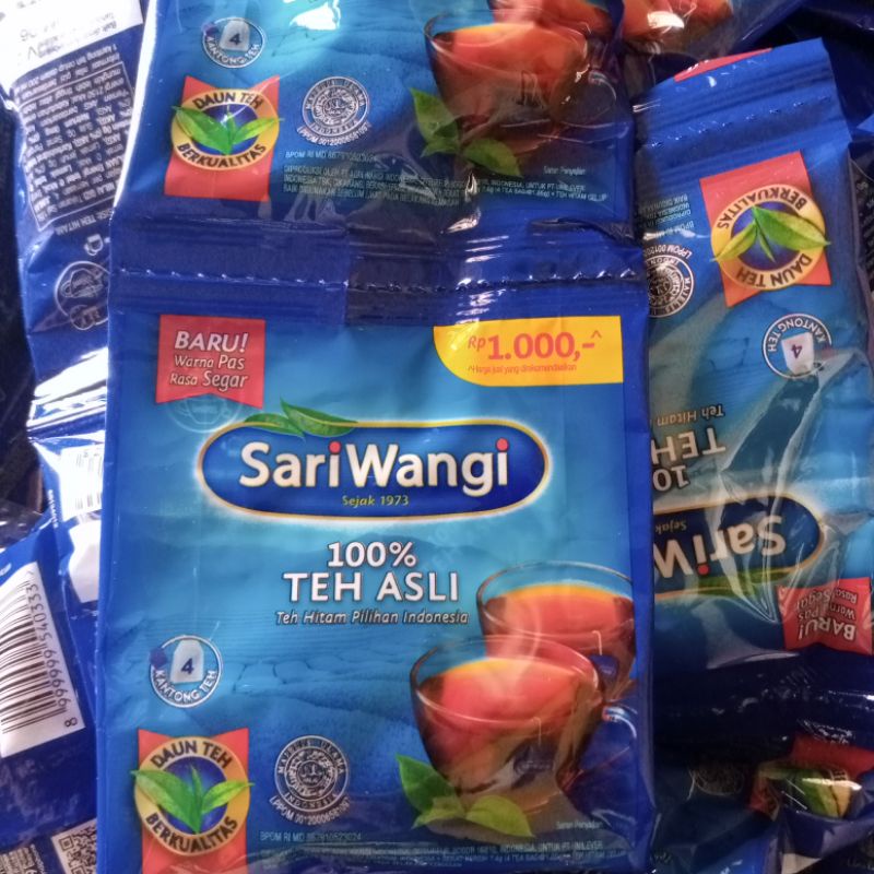 

Teh Celup Sariwangi Renceng 1000an / 1 Renceng 6 Sachet