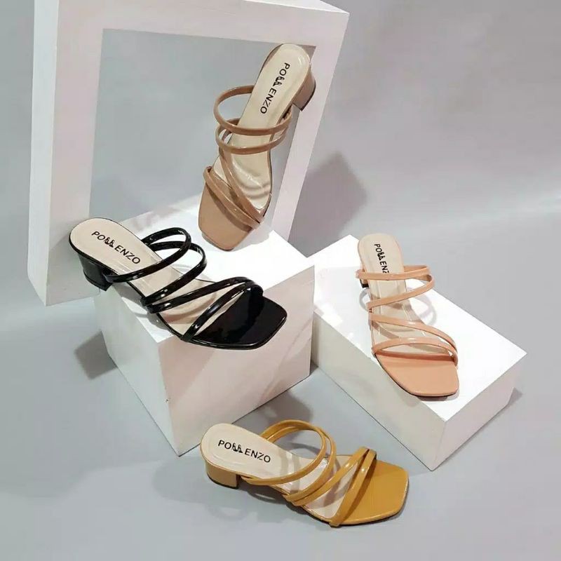 Sendal pesta hak tahu tali wanita terbaru