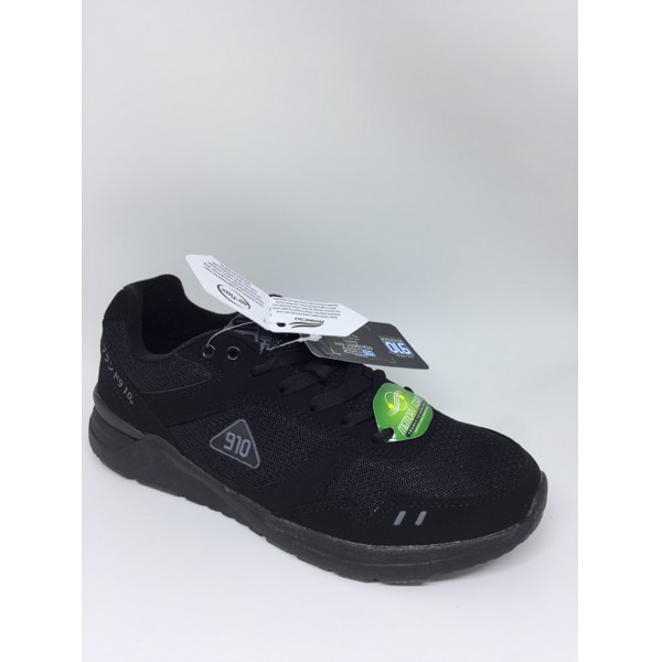 Sepatu Running Original 910 Chiru Hitam/Abu