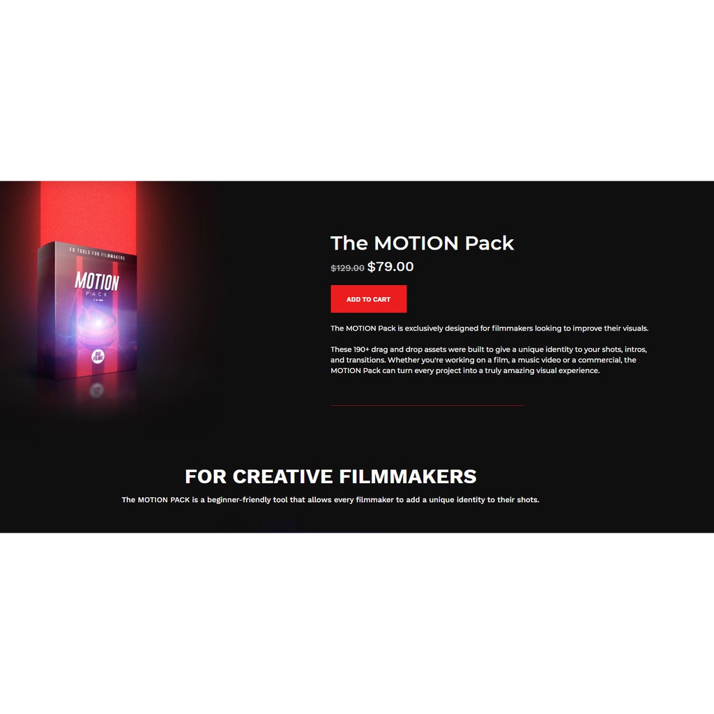 BIG FILMS - The Motion Pack - VIDEO ACTION