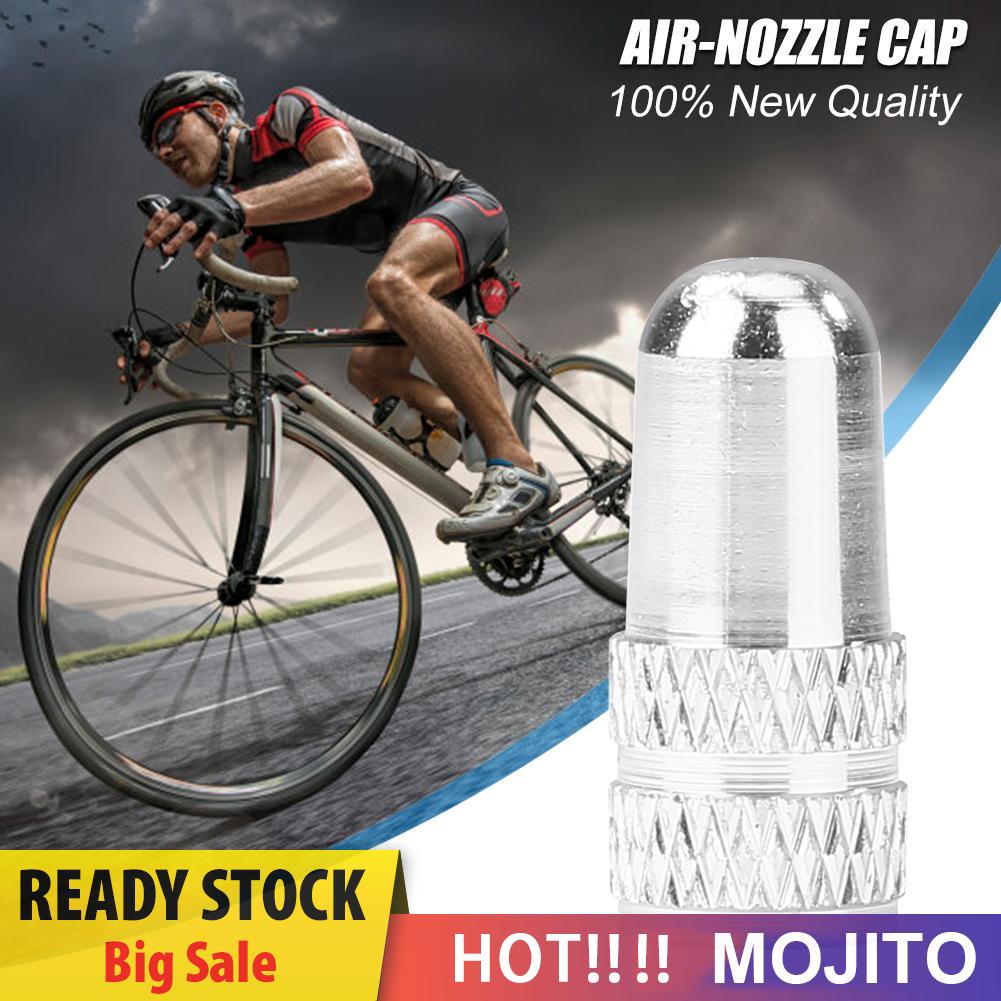 MOJITO Aluminum Alloy MTB Bicycle Tire Gas Nozzle Valve Caps Cycling Dust Cover