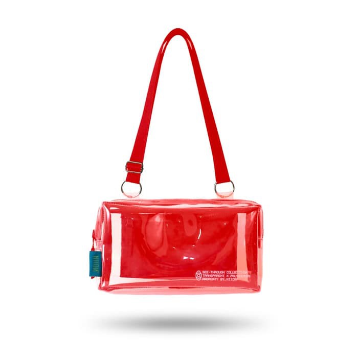 Niion Nai Red Sling Bag / Tas Selempang Wanita Pria